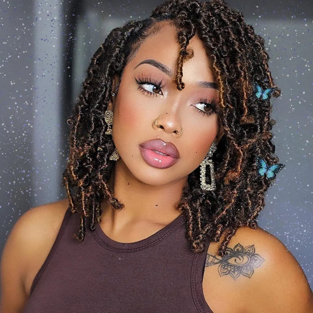 ( US ONLY) FAST SHIPPING DBL | Toyotress® Butterfly Locs Pre-Looped Distressed Locs Braiding Synthetic Crochet Hair Extensions Toyotress